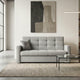 Canapé convertible en tissu gris MOBILIER 1 Seruna III (Tatum 279)