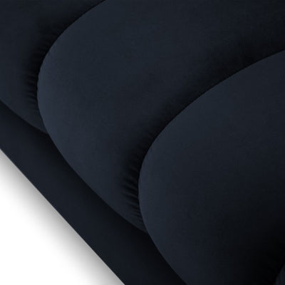 Canapé COSMOPOLITAN DESIGN Bali 2 places Bleu fonçé