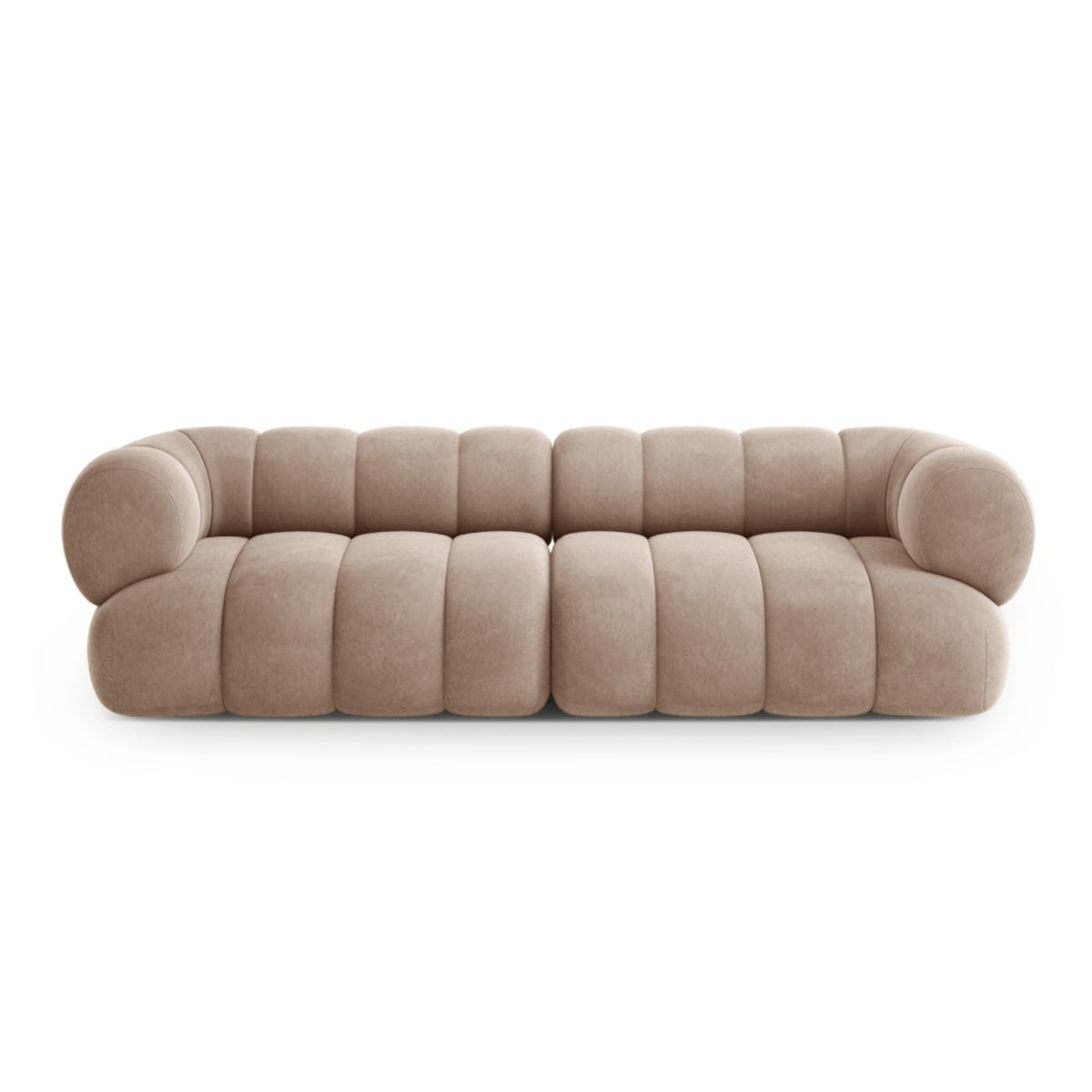 Canapé COSMOPOLITAN DESIGN Koge 4 places  en velours beige foncé
