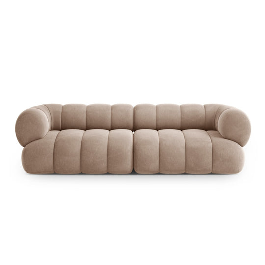 Canapé COSMOPOLITAN DESIGN Koge 4 places  en velours beige foncé