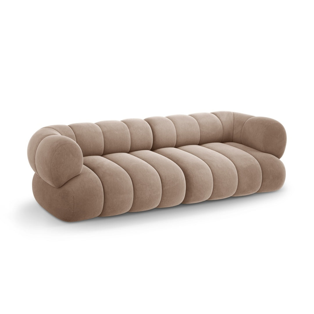 Canapé COSMOPOLITAN DESIGN Koge 4 places  en velours beige foncé