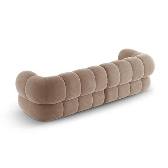 Canapé COSMOPOLITAN DESIGN Koge 4 places  en velours beige foncé