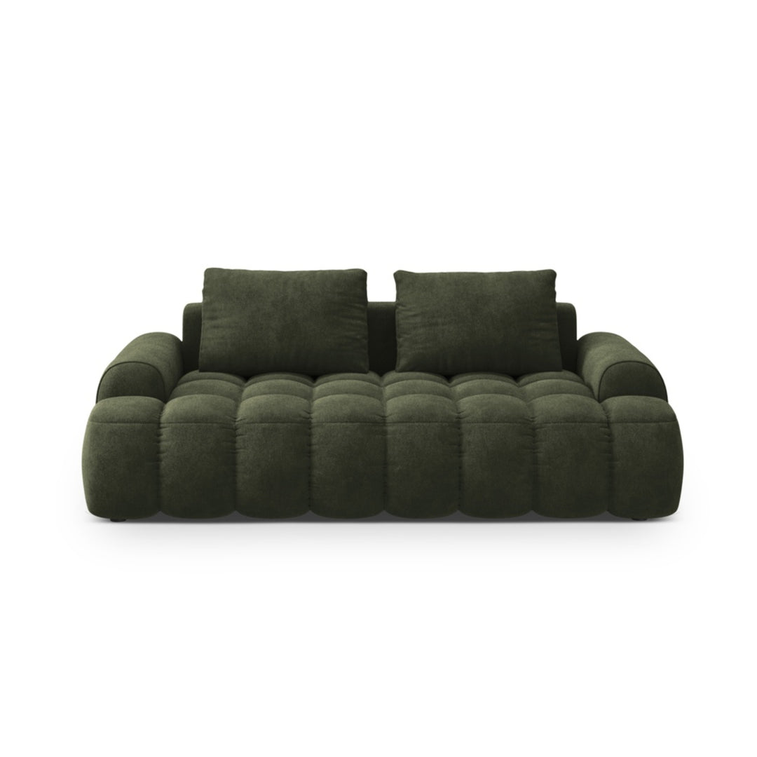 Canapé COSMOPOLITAN DESIGN Linz 3 places en velours vert