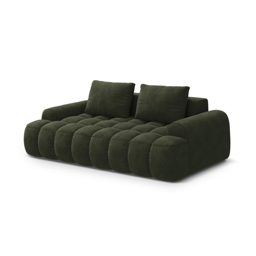 Canapé COSMOPOLITAN DESIGN Linz 3 places en velours vert