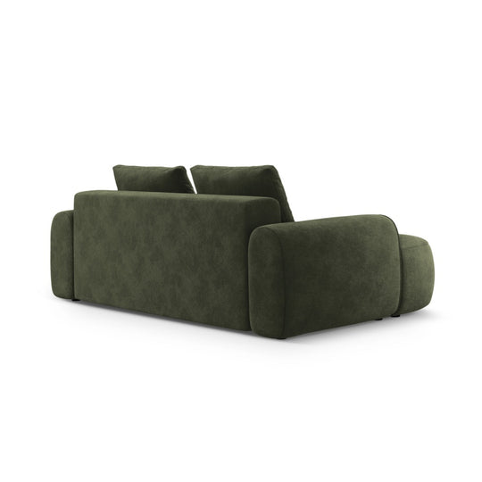 Canapé COSMOPOLITAN DESIGN Linz 3 places en velours vert