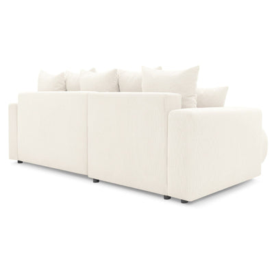 Canapé d'angle réversible convertible coffre BOBOCHIC Envy velours côtelé Beige
