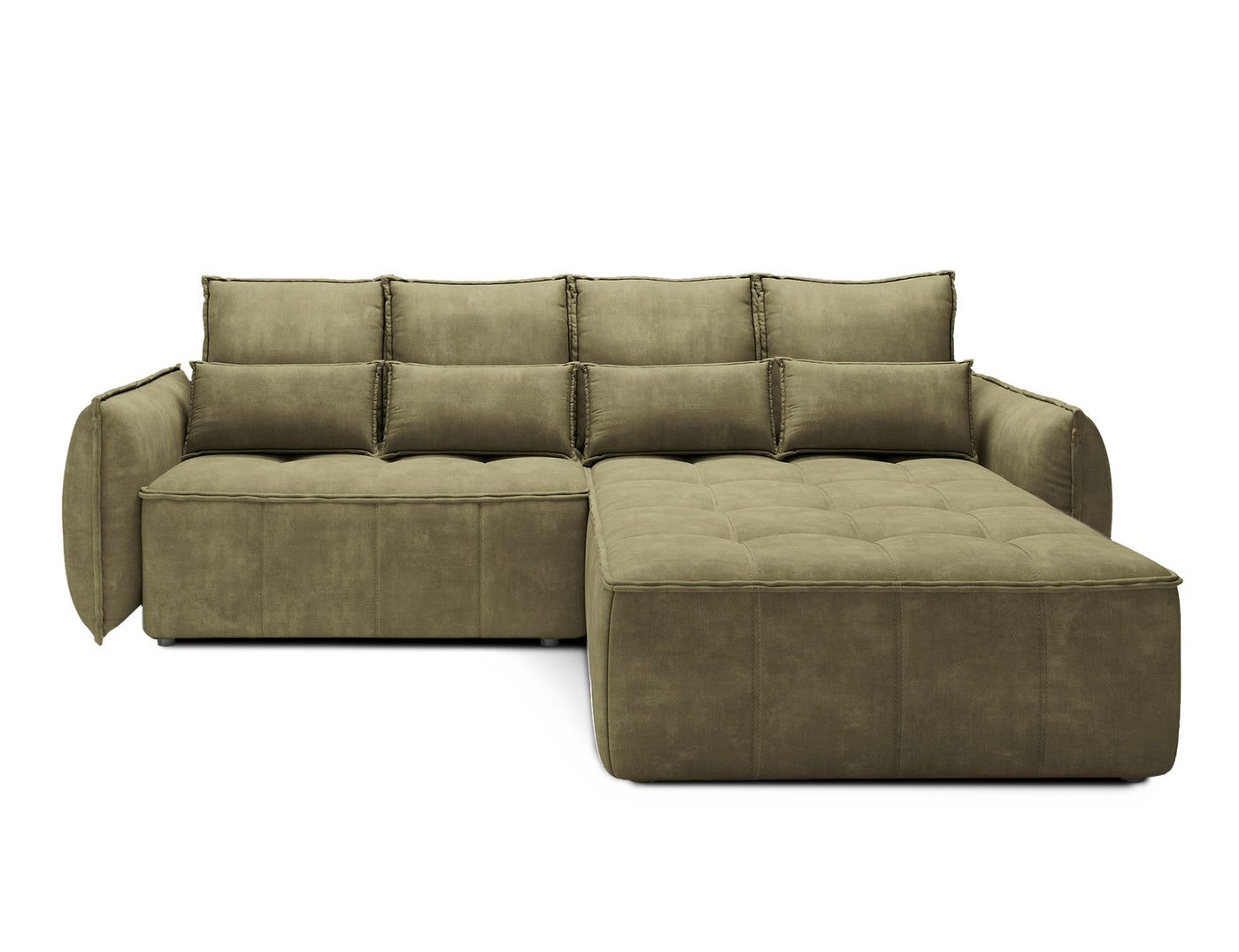 Canapé d'angle droit convertible LES TENDANCES - KAMPUS