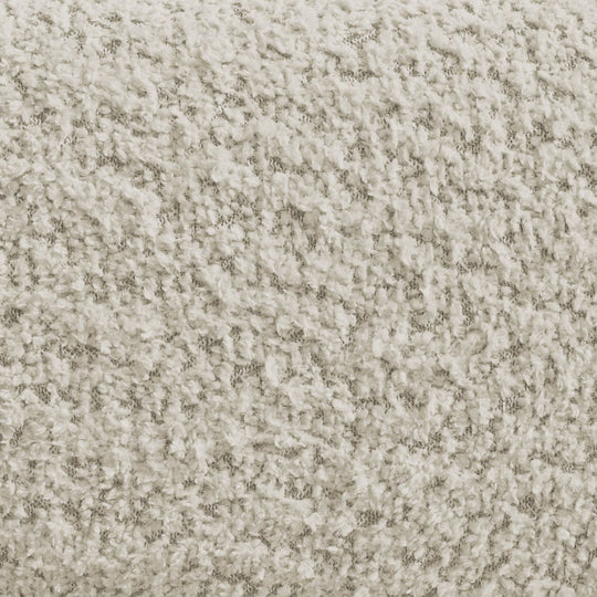 Canapé d'angle droit BOBOCHIC Alya 4 places en tissu bouclette beige