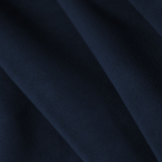 Pouf MICADONI Molino en velours bleu roi