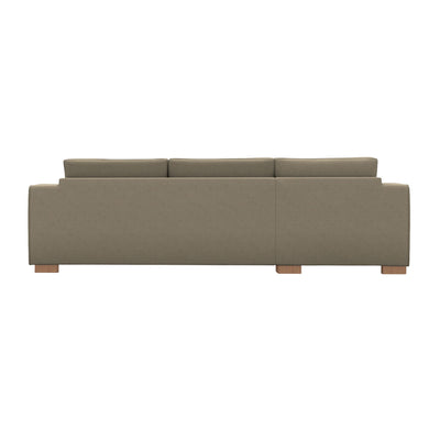 Canapé d'angle gauche ALINEA California 3 places en tissu Crown Beige roucas