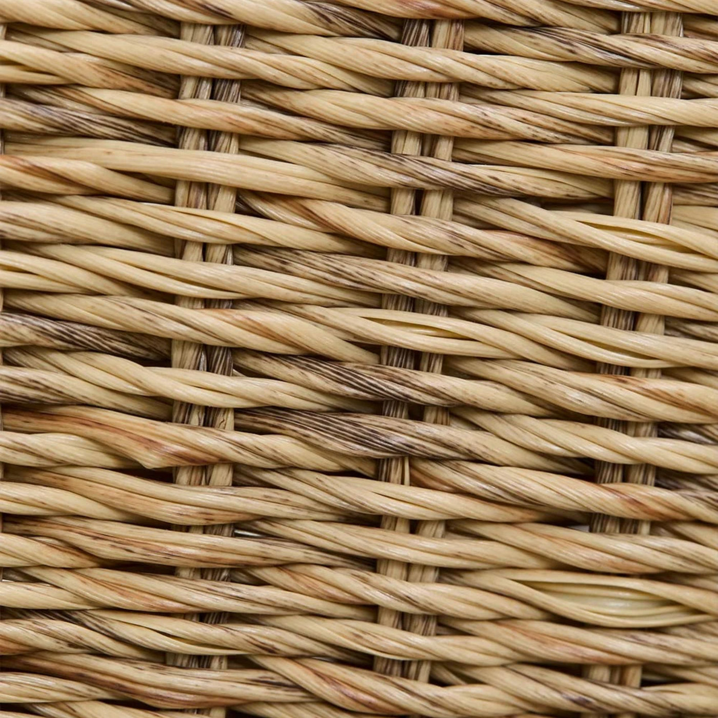 Canapé de jardin 2 places SKLUM Leilan en bois d'acacia et rotin synthétique