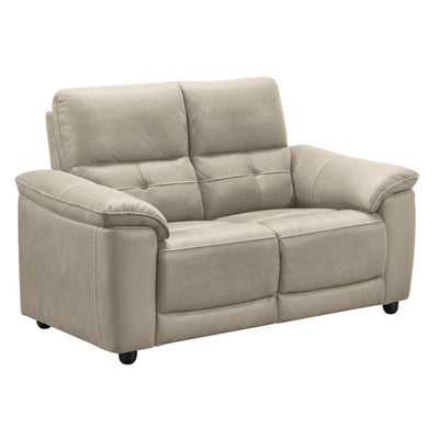 Canapé de relaxation LES TENDANCES Kleman 2 places en microfibre Beige