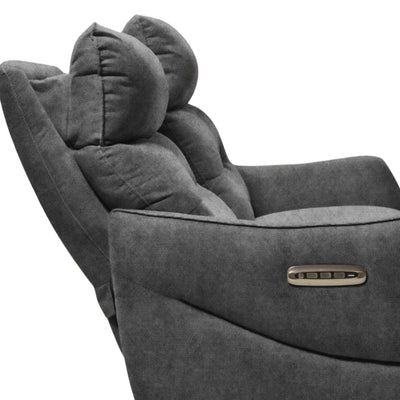 Canapé de relaxation LES TENDANCES 3 places en microfibre Gris