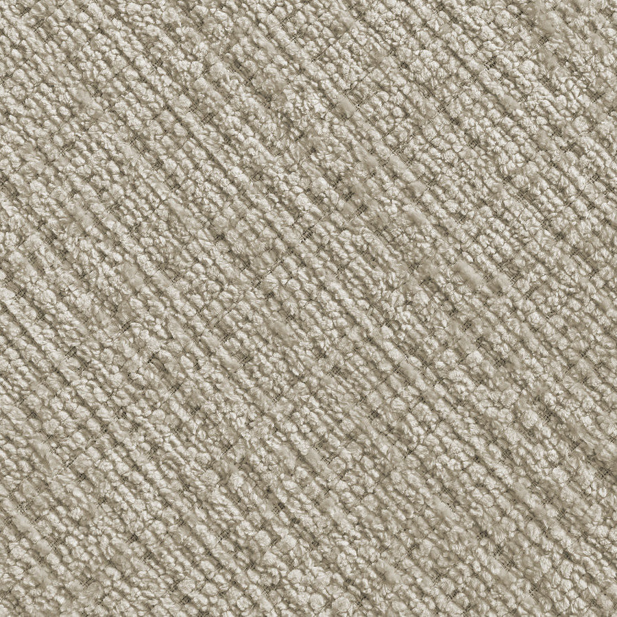 Canapé droit convertible BOBOCHIC Denise 3 places tissu texturé beige