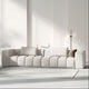 Canapé droit CXL by Christian Lacroix Lorella 5 places en tissu beige