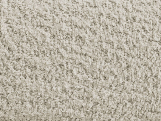 Canapé BOBOCHIC droit fixe 2 places PAMIRA tissu bouclette beige