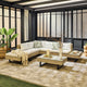 Salon de jardin d’angle SASHI 5 places avec table BESTMOBILIER