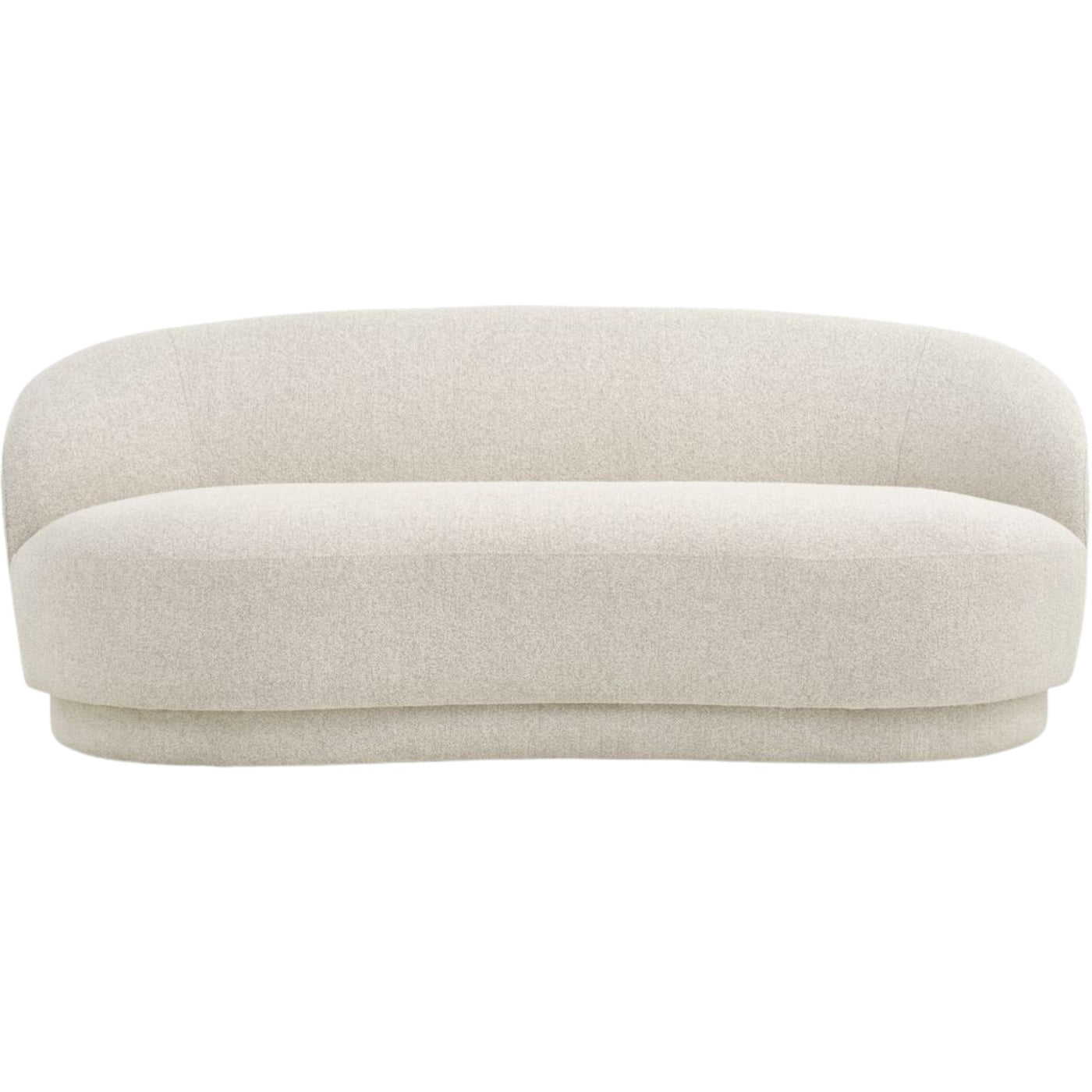 Canapé JYSK Andrup 3 places ovale tissu beige