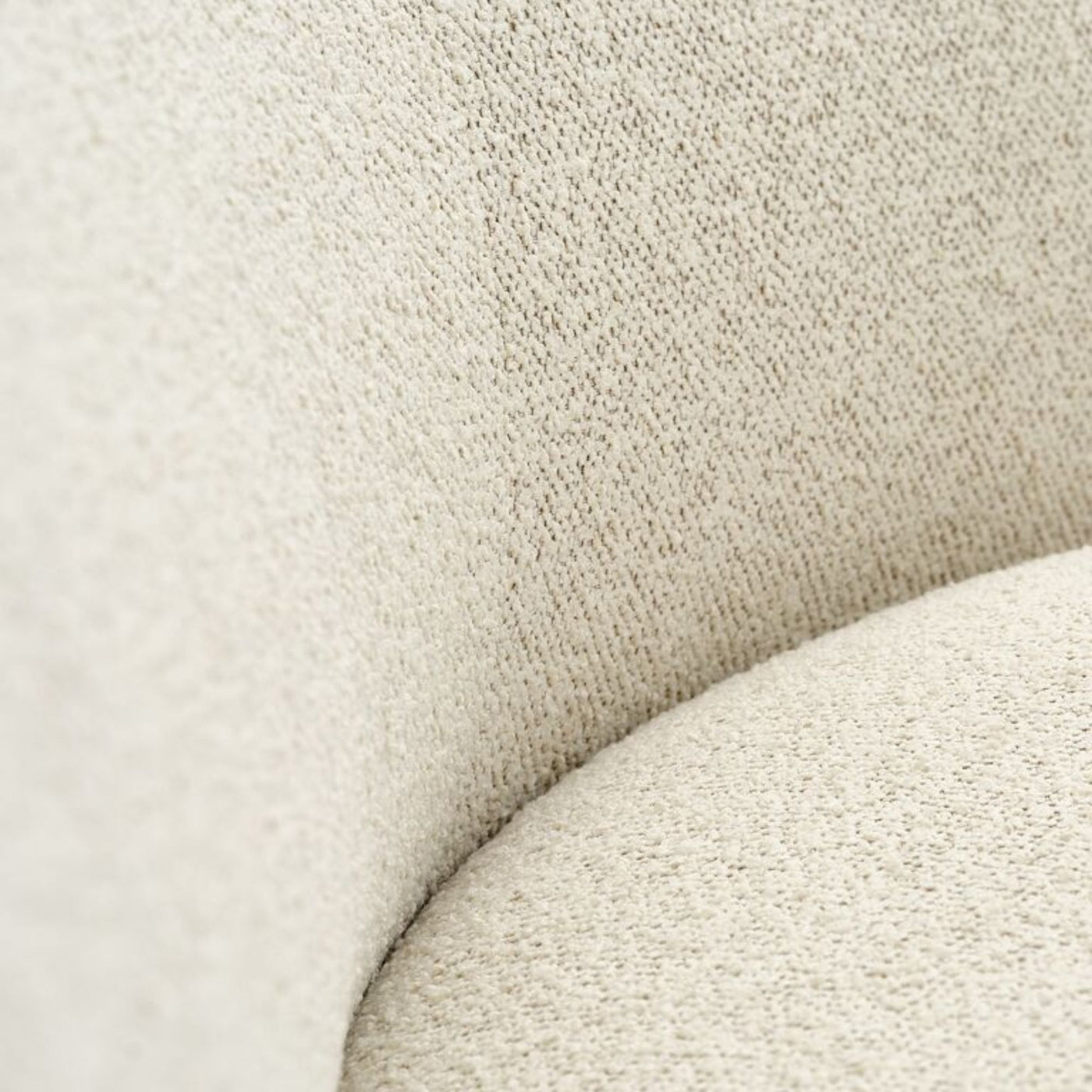 Canapé JYSK Andrup 3 places ovale tissu beige