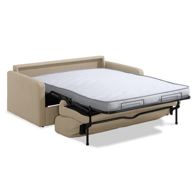 Canapé rapido 3 places en tissu Beige avec couchage 140x190cm