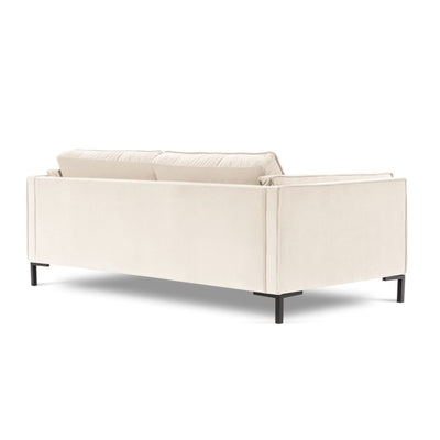 Canapé MILO CASA Luis 3 places en velours Beige