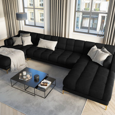 Canapé panoramique Bali noir - Cosmopolitan Design