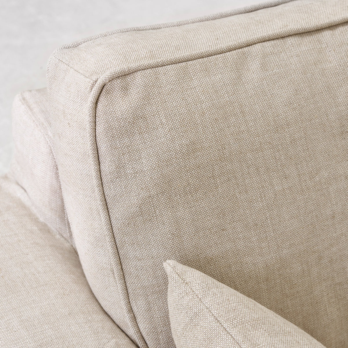 Canapé d'Angle Beige Seaford LOBERON — photo produit