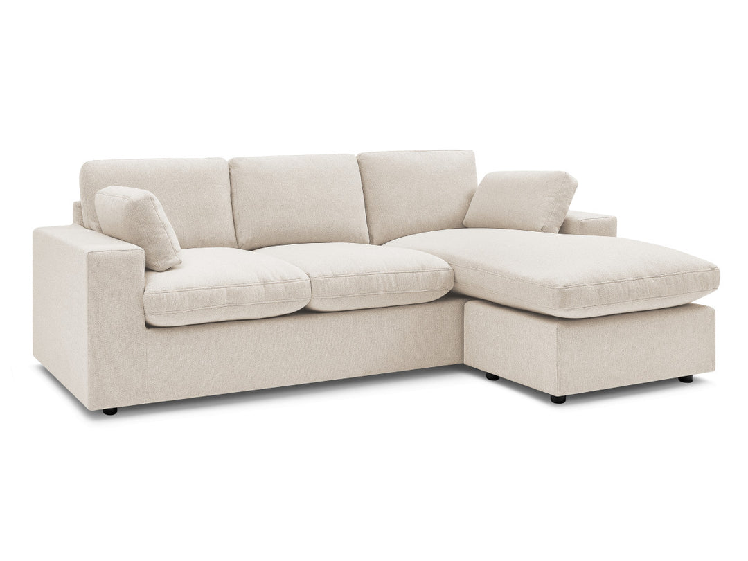 Canapé BOBOCHIC d'angle fixe réversible compact BELAIR — photo produit