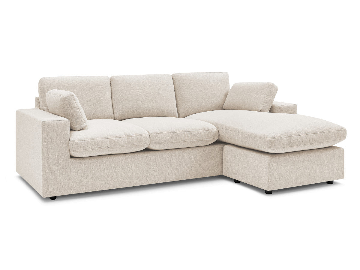Canapé BOBOCHIC d'angle fixe réversible compact BELAIR — photo produit