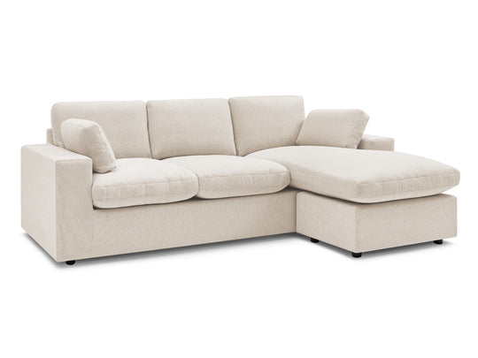 Canapé BOBOCHIC d'angle fixe réversible compact BELAIR — photo produit
