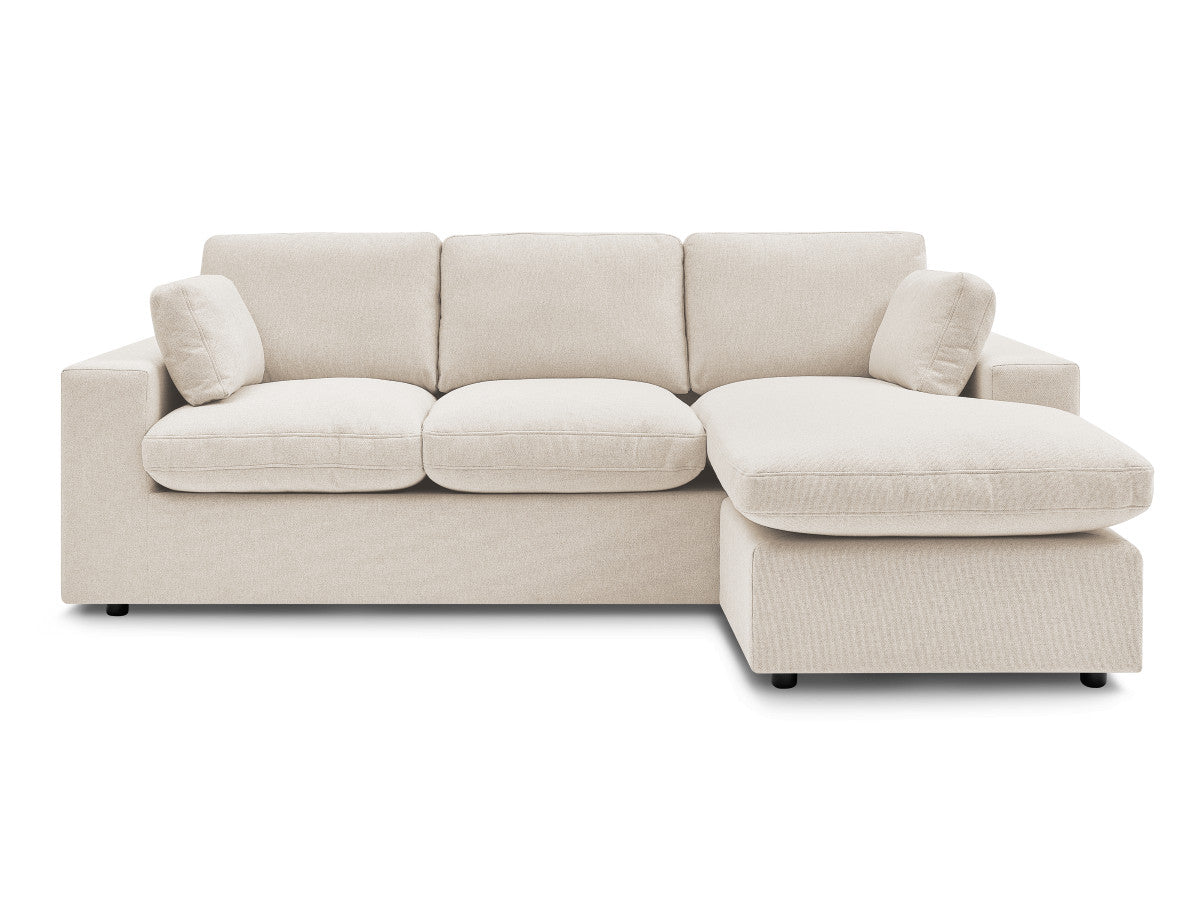 Canapé BOBOCHIC d'angle fixe réversible compact BELAIR — photo produit