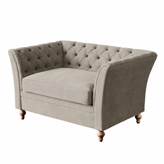 Canapé LOBERON Clères en tissu gris jamais utilisé — photo produit