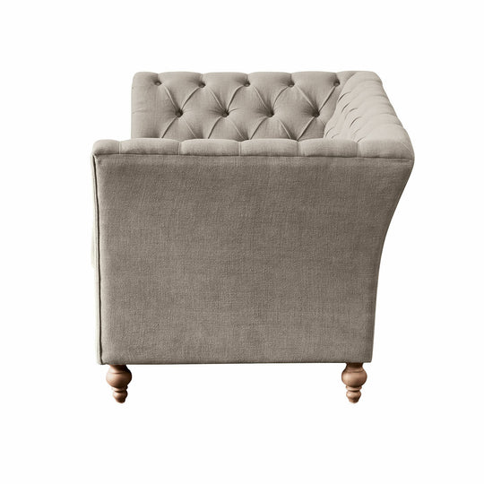 Canapé LOBERON Clères en tissu gris jamais utilisé — photo produit