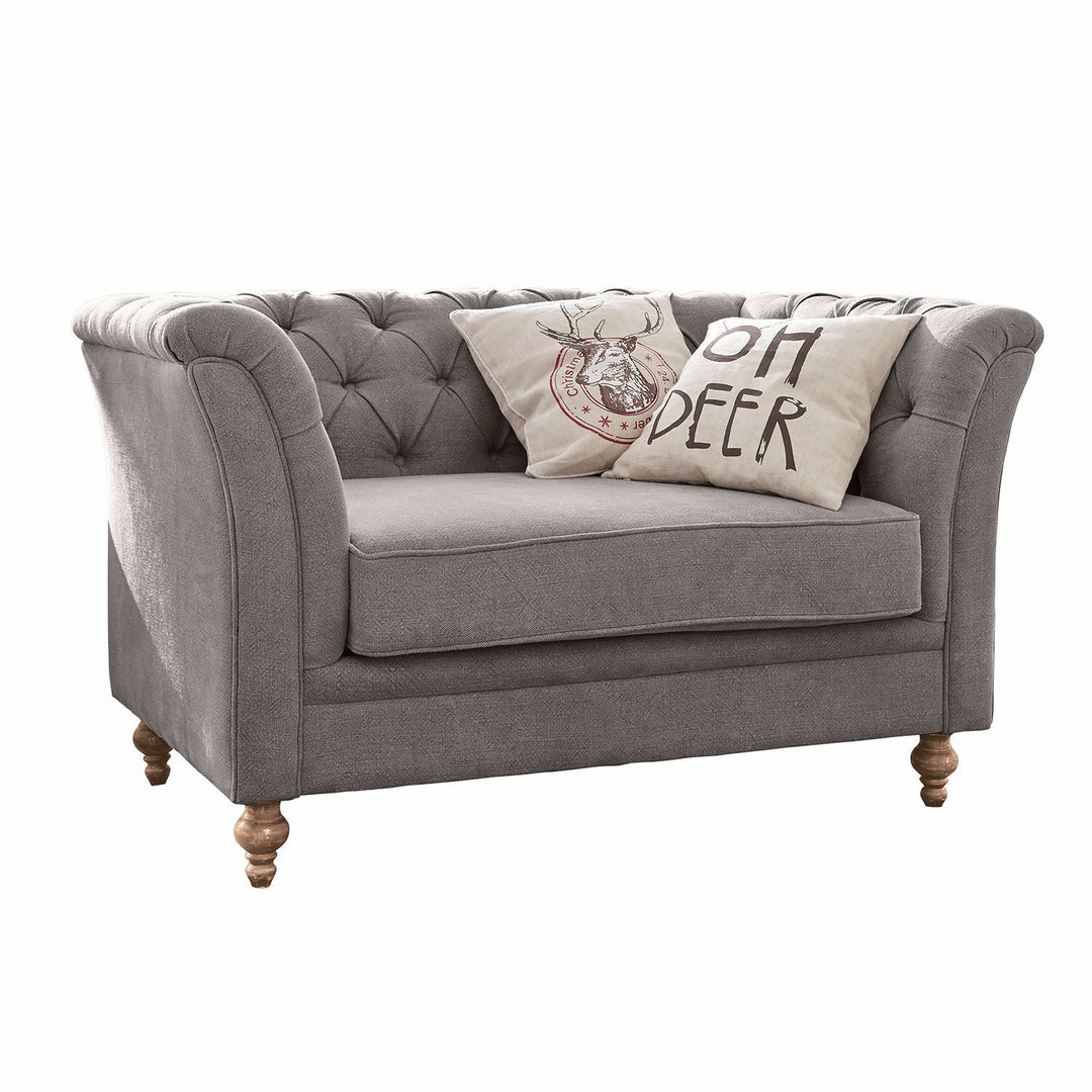 Canapé LOBERON Clères en tissu gris jamais utilisé — photo produit