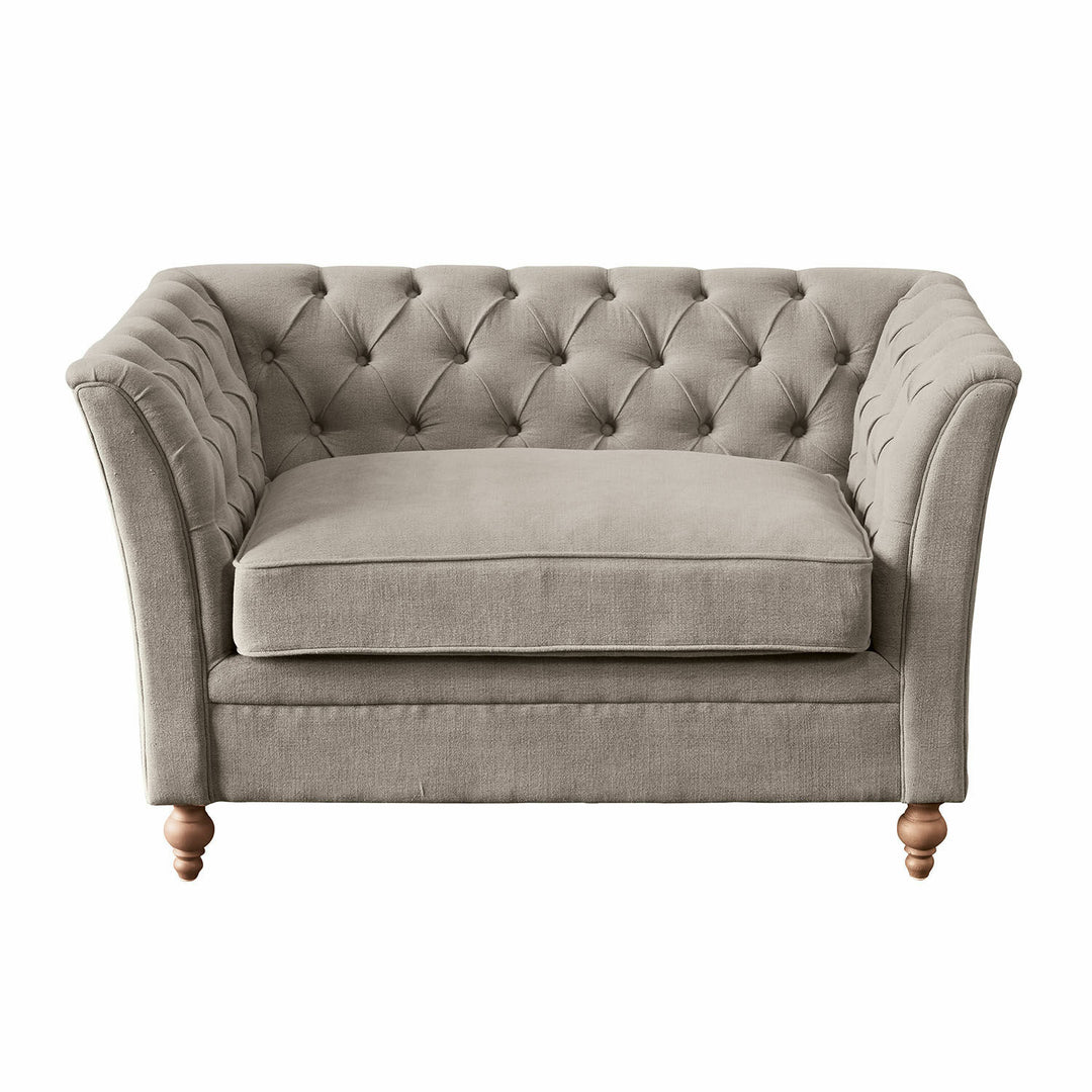Canapé LOBERON Clères en tissu gris jamais utilisé — photo produit