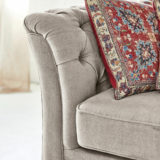 Canapé LOBERON Clères en tissu gris jamais utilisé — photo produit