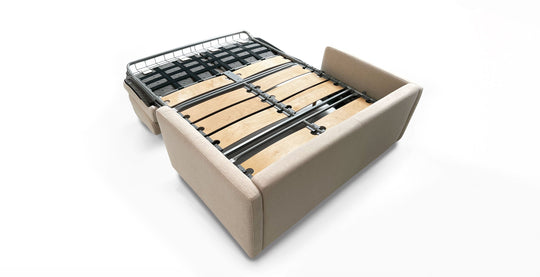Canapé CONVERTIBLE CENTER convertible 2 places Beaulieu tissu beige — photo produit