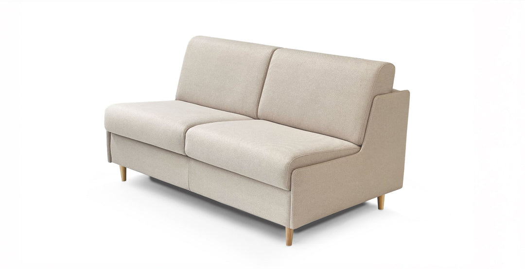 Canapé CONVERTIBLE CENTER convertible 2 places Beaulieu tissu beige — photo produit