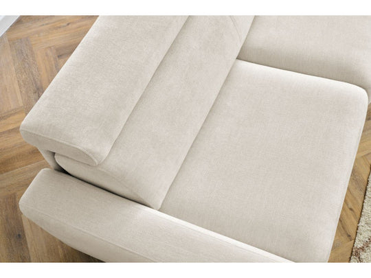 Canapé d'angle convertible BOBOCHIC Monaco beige 160 — photo produit