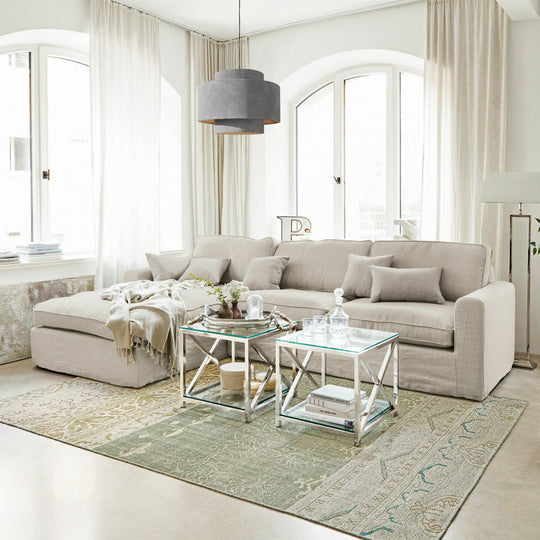Canapé Loberon SEAFORD 4 places beige — photo produit