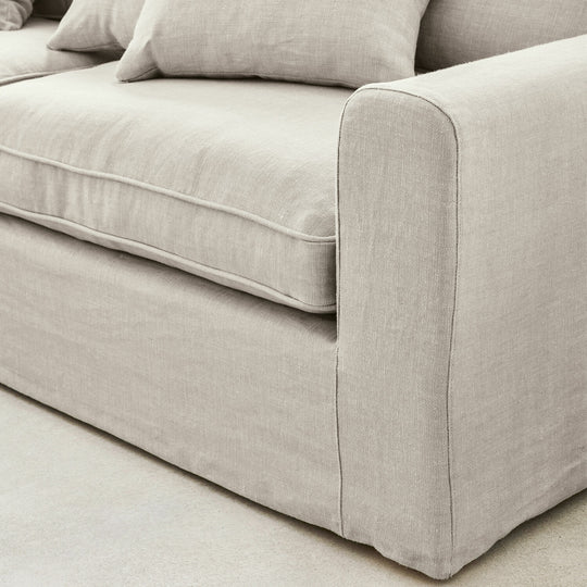Canapé Loberon SEAFORD 4 places beige — photo produit