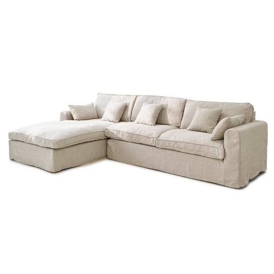 Canapé Loberon SEAFORD 4 places beige — photo produit