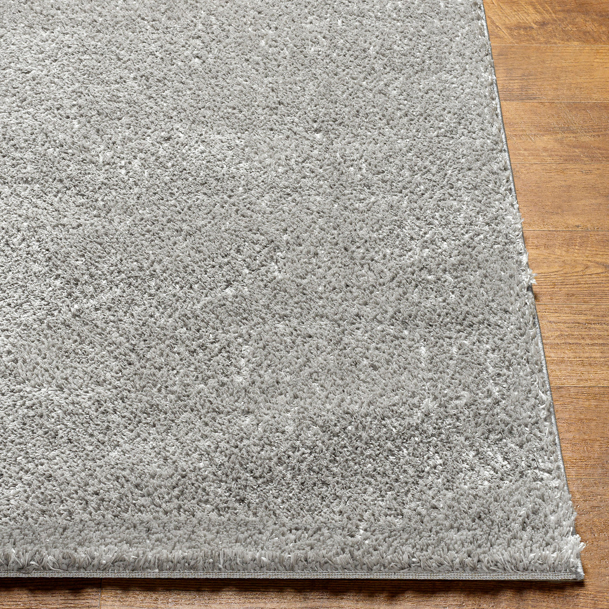 Tapis SURYA Trento shaggy uni, poils longs, gris foncé, vue 5