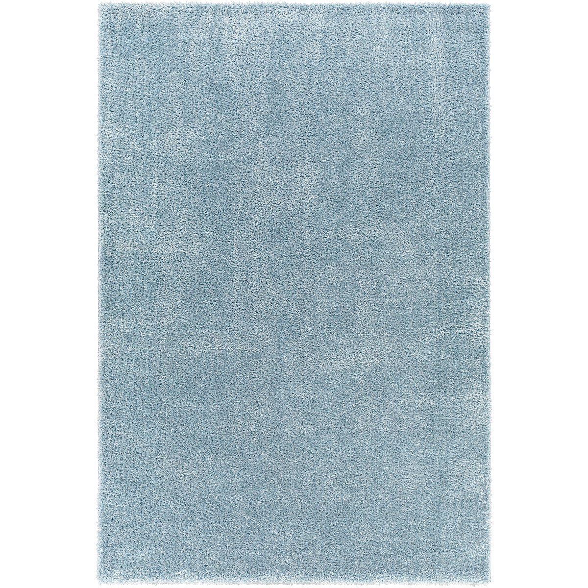 Tapis Shaggy Moderne Bleu Trento