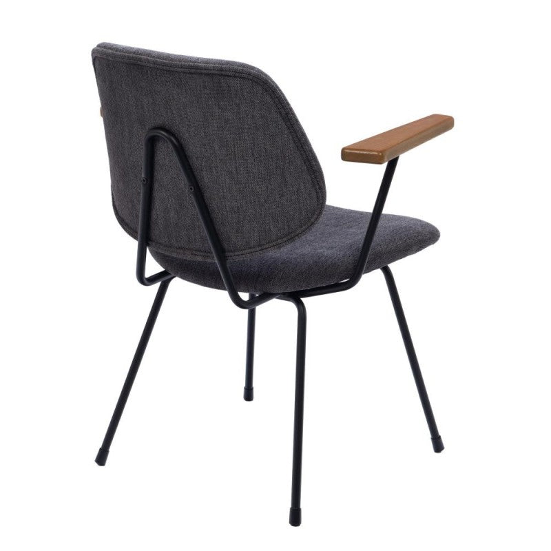 Lot de 4 chaises AMADEUS Griss - ARNOLD