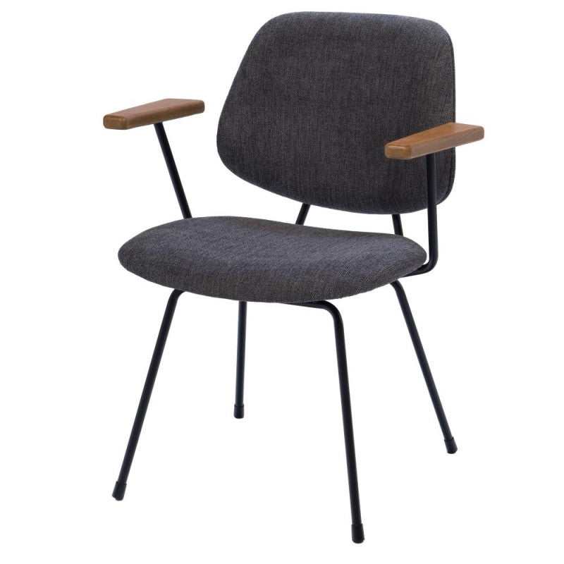 Lot de 4 chaises AMADEUS grises - ARNOLD