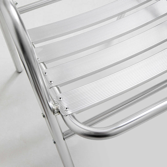 Lot de 4 chaises de jardin en aluminium avec accoudoirs NOTTING HILL
