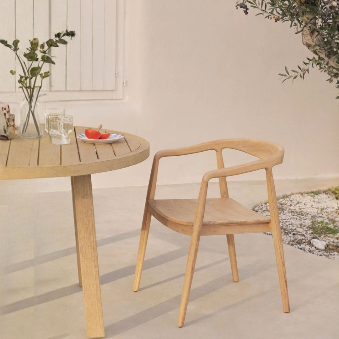Chaise de jardin SKLUM Rokan en bois de teck