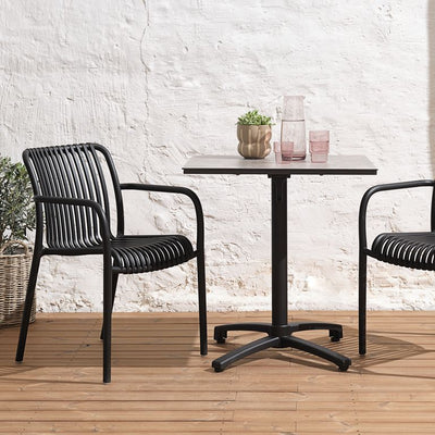 Lot de 5 chaises empilables JYSK Nabben Noires