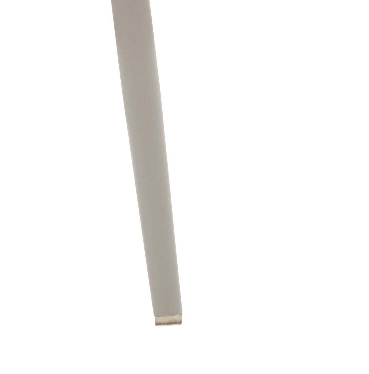 Lot de 2 Chaises KAVE HOME Yunia en velours grosses côtes beige avec pieds en acier finition peinture beige FSC 100%